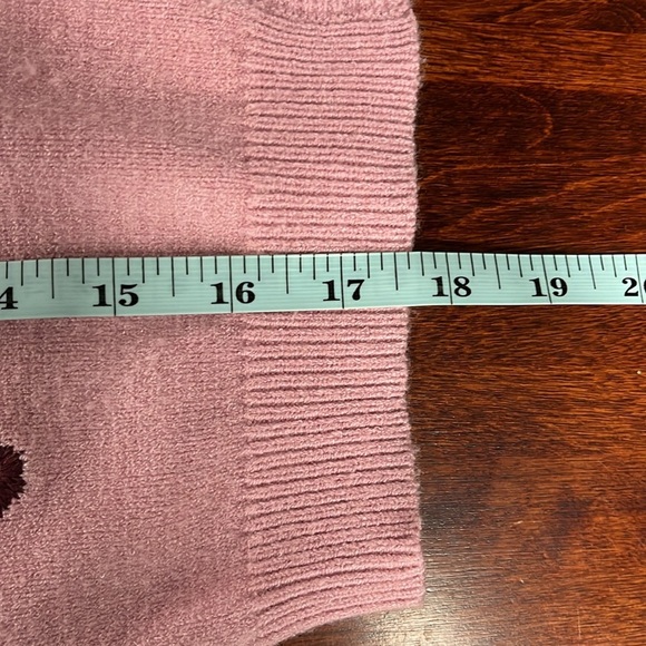 Jessica Simpson Womens Cardigan XS Pink Short Sleeves Embroidered Floral NWT - Picture 11 of 12